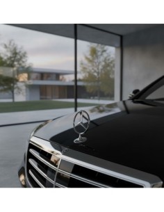 Емблема на капака съвместима с Mercedes-Benz, Хромирана... 2