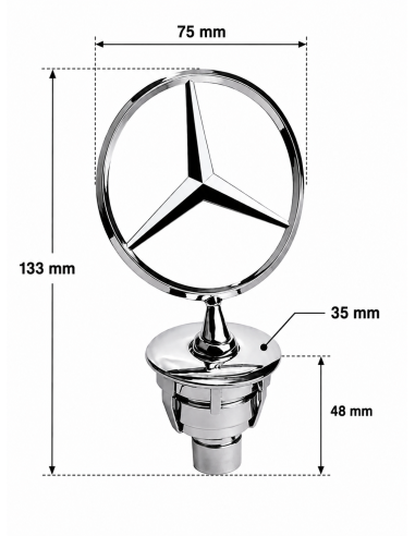 Front Hood Emblem compatible with...