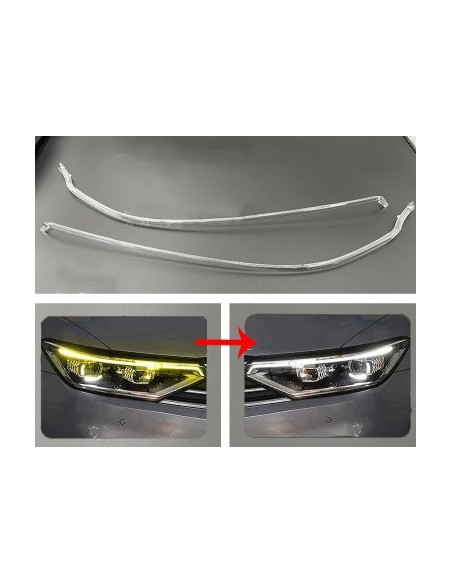 Daytime Running Light DRL Repair Fiber Set Right Headlight for VW Passat B8.5 2019-2023