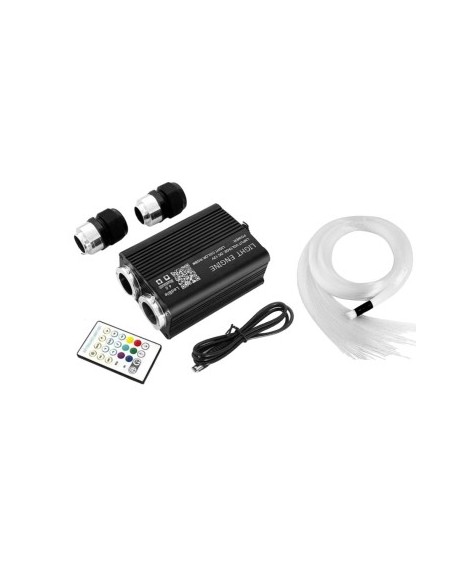 TWINKLE Starry Ceiling Kit + Falling Stars 26W RGBW 1510 Lights at 3 Meters, Combined
