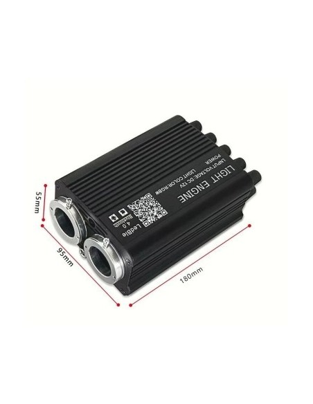 Kit Πλαφον Ινστελάτ TWINKLE + αστέρια που πέφτουν 26W RGBW 1510 νήματα σε 3 μέτρα, συνδυασμένα