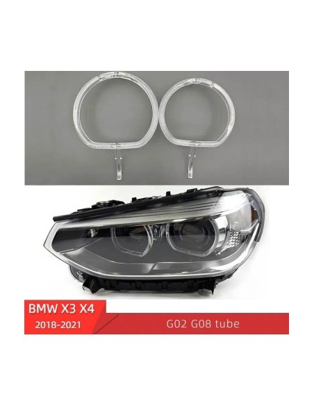 Left Fiber Kit for Daytime Running Light Repair compatible with BMW X3 G01, F97, X4 G02, F98