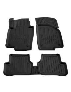 Rubber car mat set, tray type, compatible with Volkswagen...