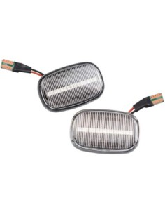 Set of 2 Dynamic Sequential LED Wing Turn Signals with...