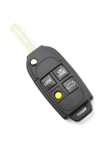 Key case type knife 4 buttons for Volvo