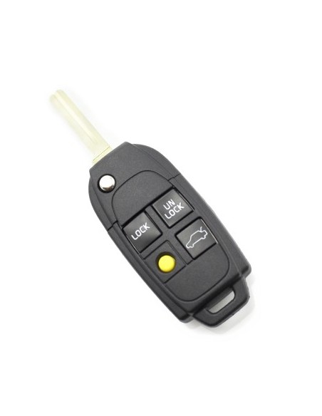 Key case type knife 4 buttons for Volvo