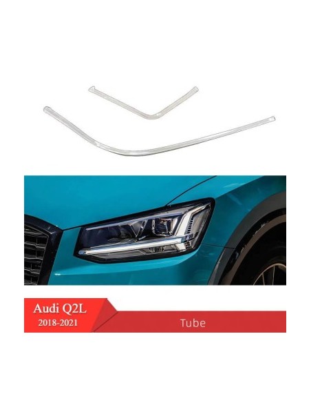 Left fiber for daytime running light repair compatible with Audi Q2 2016-2020