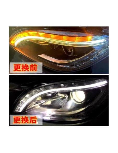 Right DRL headlight repair fiber for Mercedes-Benz ML W166 2012-2015