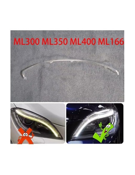 Right DRL headlight repair fiber for Mercedes-Benz ML W166 2012-2015