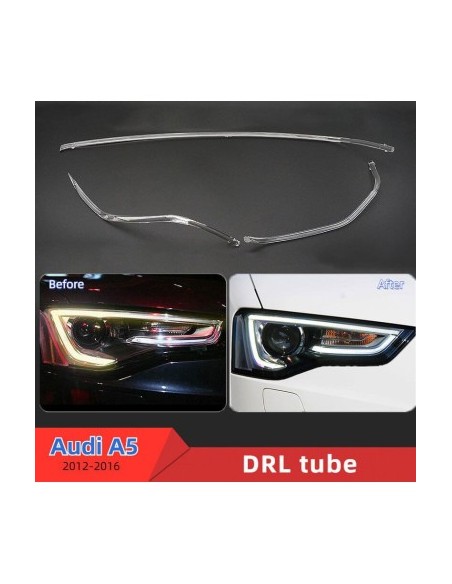 Right Fiber Kit for Daytime Running Light Repair DRL Headlight Audi A5 8T Facelift 2011-2016