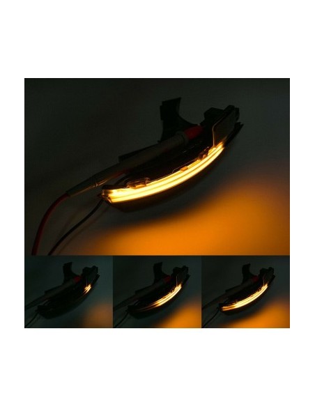 Set 2 Dynamic LED Mirror Indicators compatible with VW Polo MK5 6R 6C, UP!, Ameo