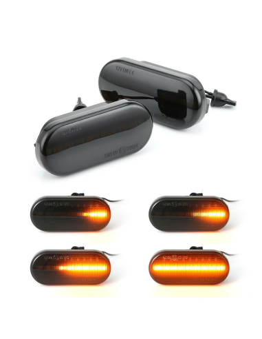 Set of 2 Dynamic Smoke LED Wing Indicators for...