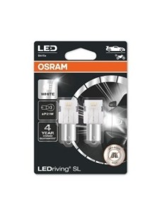 SET 2 LED KÜLSŐ FÉNYFORRÁS 12V (P21W) HIDEG FEHÉR...