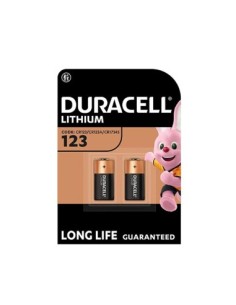 Батерии Duracell Ultra Litium Фото CR123A алкални 3V 2броя
