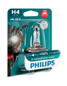 Motorcycle Bulb H4 X-Treme Vision 12V 60/55W PHILIPS