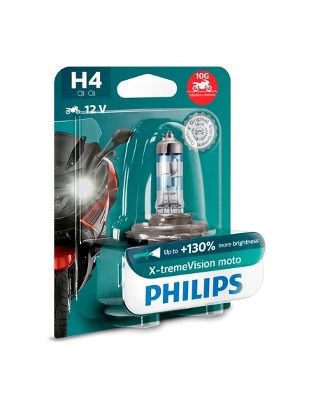 Motorcycle Bulb H4 X-Treme Vision 12V 60/55W PHILIPS