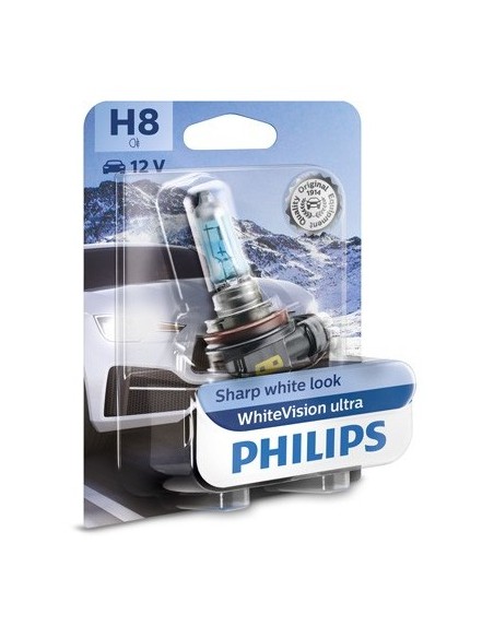 H8 Bulb 35W 12V White Vision Ultra PHILIPS