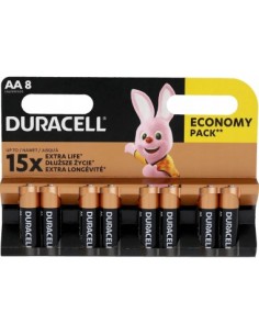 Duracell R6 Basic, AAK8 alkáli elemek 8 db