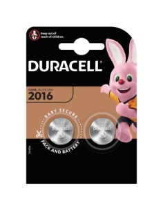 Duracell CR2016 3V Lithium Batteries set of 2
