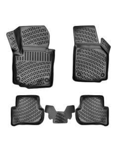 Rubber tray mat car floor mats set for Skoda Yeti 2009-2017