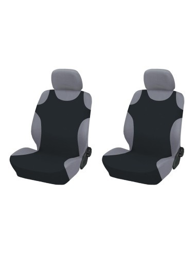 Set of 2 universal black car seat covers