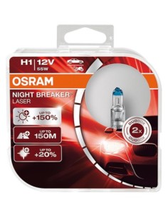 Set of 2 H1 Night Breaker Laser Next Generation Bulbs...