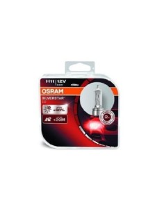 Σετ 2 τεμαχίων λαμπτήρες H11 Silverstar 2.0 Osram +60% 12V