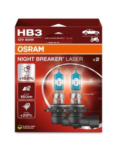 Σετ 2 τεμ Λάμπα HB3 Night Breaker Laser Επόμενης Γενιάς...