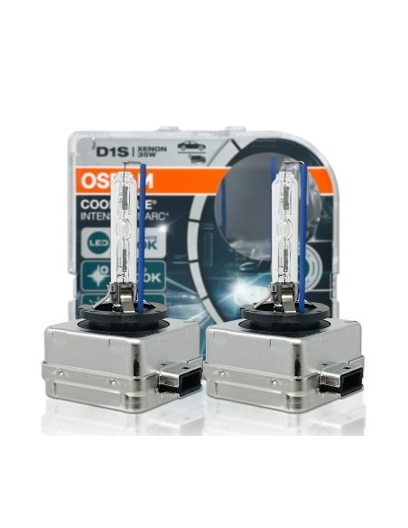 Set of 2 Osram Xenarc Original Cool Blue Intense Next Gen D1S Xenon Car Bulbs +150% 85V 35W