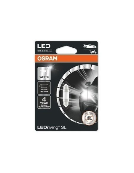 Osram LEDriving White 36 mm C5W 1W 12V 6000K LED Car Bulb