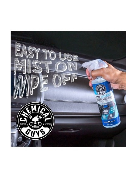 2 in 1 Cleaning and Protection Solution for Interior ChemicalGuys Total Interior Cleaner/Protect, 473 ml