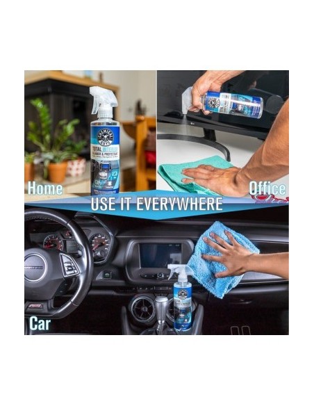 2 in 1 Cleaning and Protection Solution for Interior ChemicalGuys Total Interior Cleaner/Protect, 473 ml