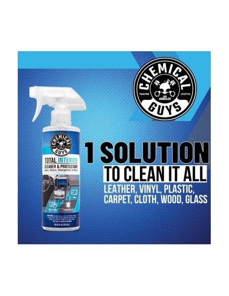 2 in 1 Cleaning and Protection Solution for Interior ChemicalGuys Total Interior Cleaner/Protect, 473 ml