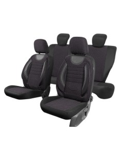 City Grey Black Chair Cover Set