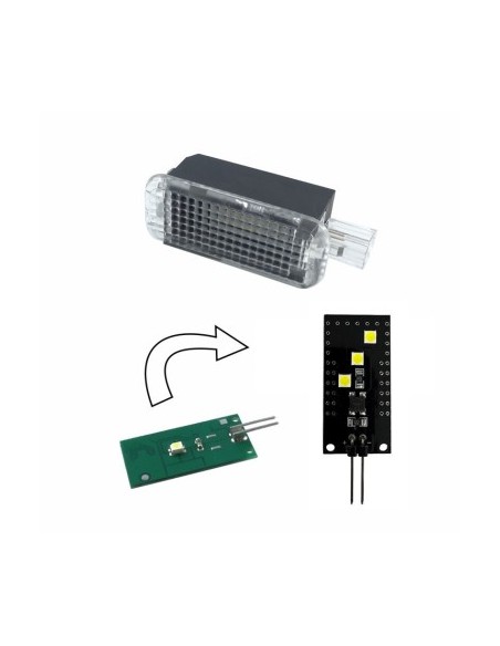 Interior LED Lamp Plate compatible with Audi, VW, Seat, Skoda, Porsche