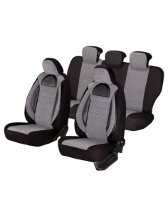 Racing Chair Covers Set Gray Black, Universal, Umbrella