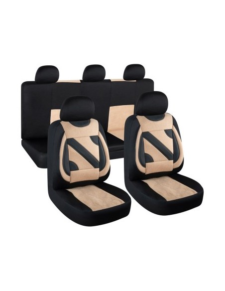 Set Huse Scaun Nero Bej, Umbrella