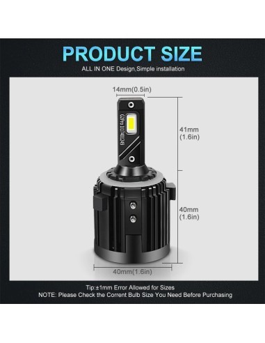 Σετ 2 led H7 G2-Pro για VW Golf 6, Golf 7,...