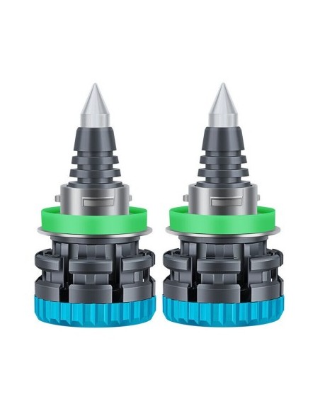 Комплект 2 LED H11 Quart 25.000 Lm Canbus 360 градуса за фар с лупа, мощност 110W/комплект, 12V-24V
