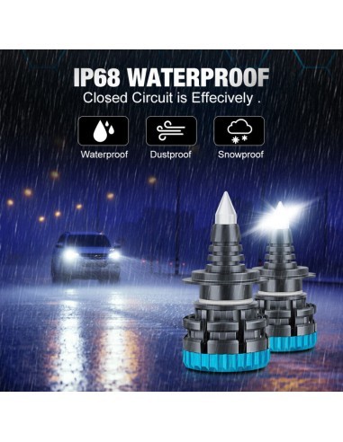Комплект 2 LED H11 Quart 25.000 Lm Canbus 360...