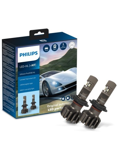 Σετ 2 Λάμπες LED H7 Philips Ultinon Pro9100 HL