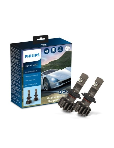 Σετ 2 Λάμπες LED H7 Philips Ultinon Pro9100 HL