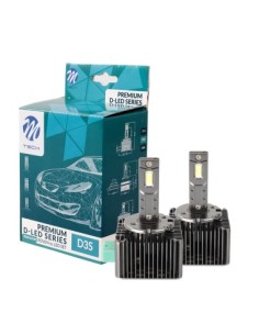 Set of 2 D3S Car LED Lights, Canbus, 35W, 8400Lm,...