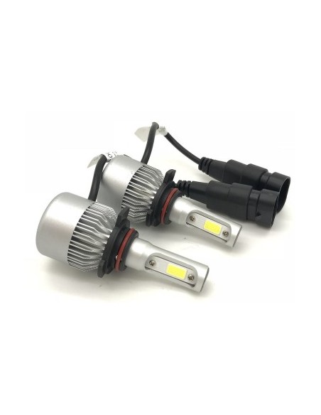 Set 2 leduri HIR2 COB Canbus, 6000k, 72W, luminozitate 8000 Lm, 12V - 24V