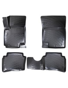 Rubber mat set type tray for Kia Soul I 2008-2014