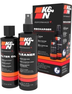 K&N Air Filter Maintenance Kit Cleaning Solution and Blue...