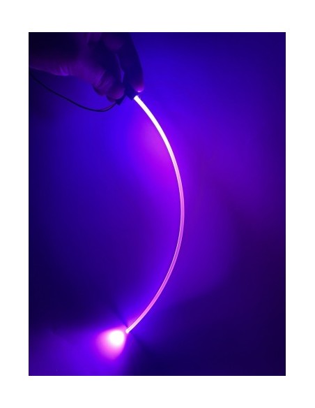 Pink Ambient Lights with a LED source and 1m Fiber Optic