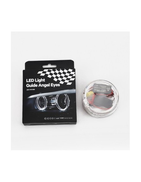 Set of 2 LED car rings diameter 85mm with Dimming function LR-85MM