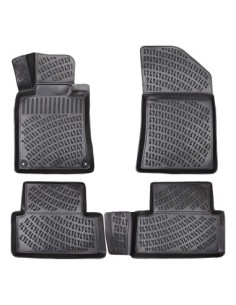 Rubber tray-type car mats set for Peugeot 508 I 2010-2018