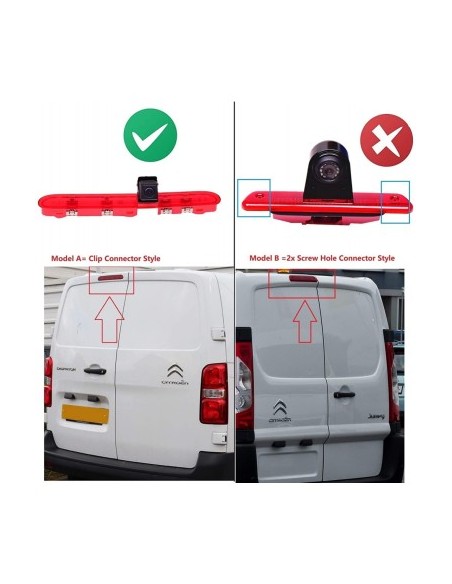 Dedicated reverse camera for CITROEN Jumpy/SpaceTourer (2016-present)